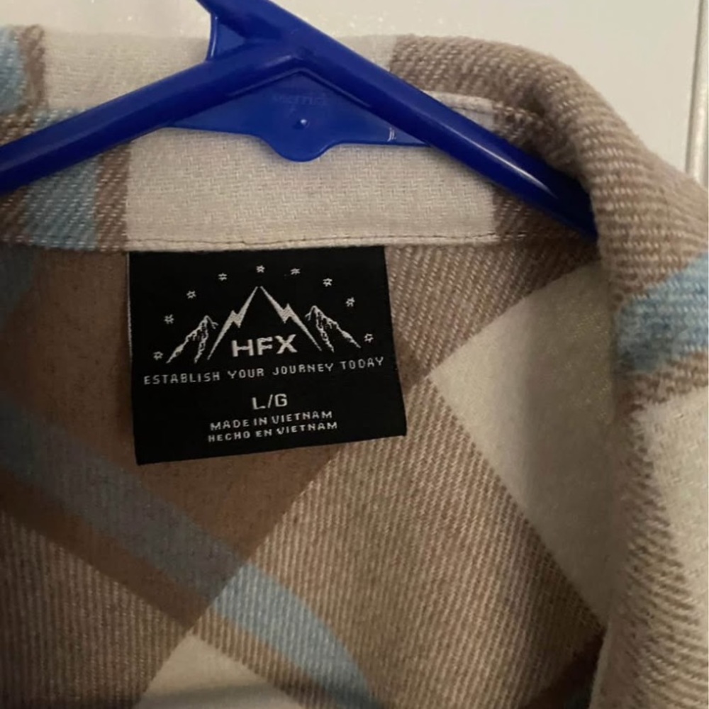 Plaid Button-Up Shacket - Picture 3 of 3